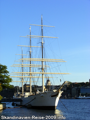 AF Chapman im Hafen von Stockholm