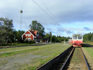 Inlandsbahn und Bahnhof von Jämtlands Sikas