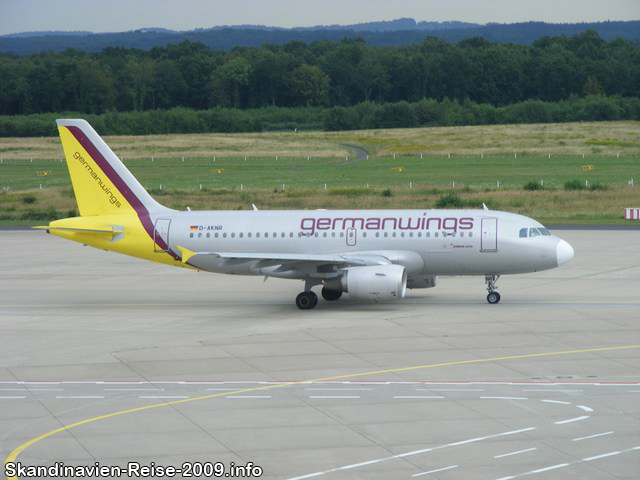 Airbus A319 von Germanwings - D-AKNR