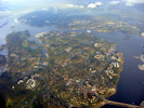 Überflug über Lidingö