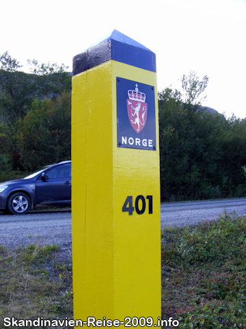 Norwegischer Grenzpfosten 401