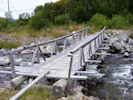 Brücke über einen Bach