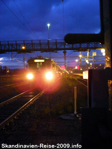 Einfahrende Inlandsbahn in Gällivare