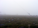 Nebel an der Antenne auf dem Dundret