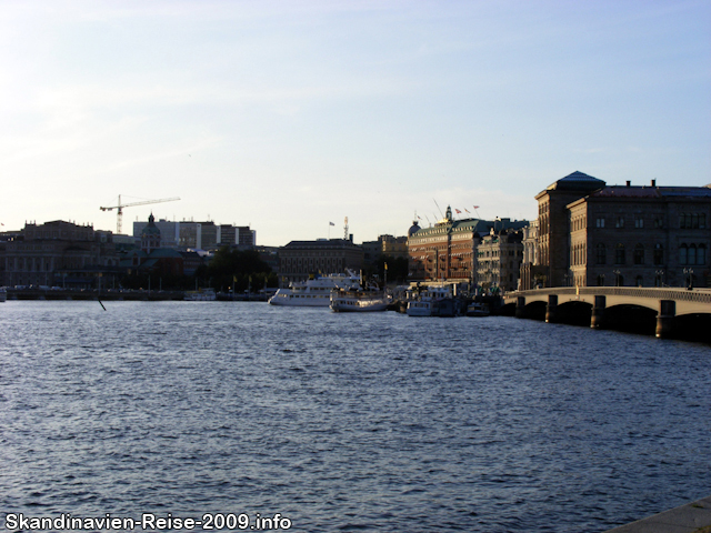 Stockholm Standtansicht am Abend