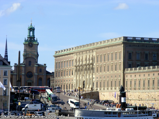 Nikolaikirche und Palast Stockholm