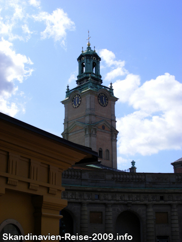 Turm der Nikolaikirche Stockholm