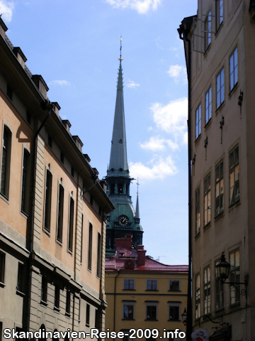 Turm der Nikolaikirche Stockholm