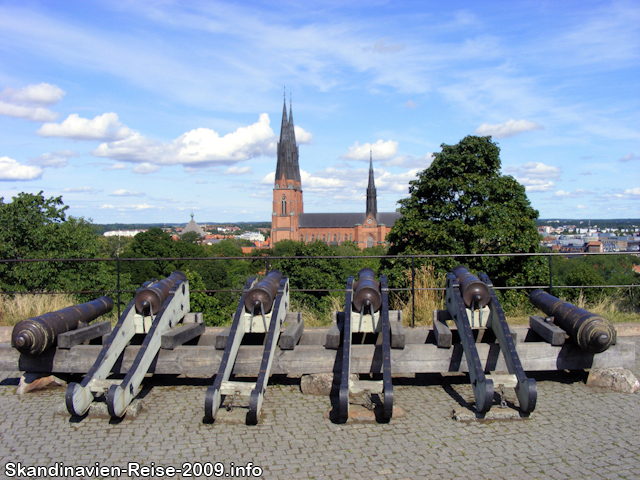 Blick auf den Dom von Uppsala