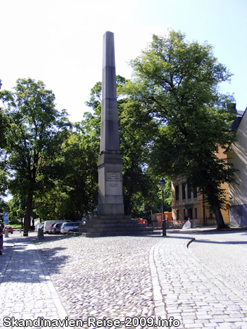 Obelisk in Uppsala