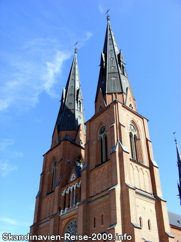 Der gotische Dom St. Erik ist mit 118,7 Meter das höchste Kirchengebäude Skandinaviens