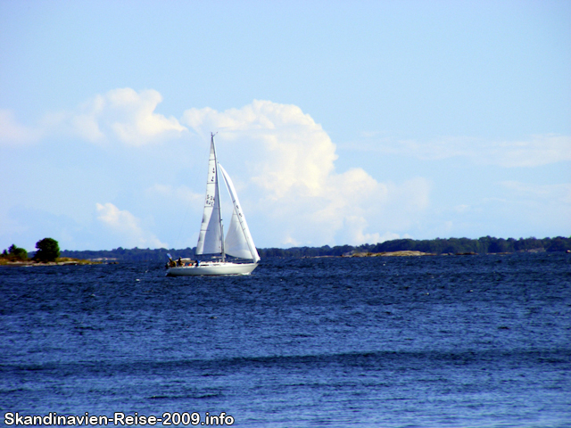 Segelboot auf der Ostsee