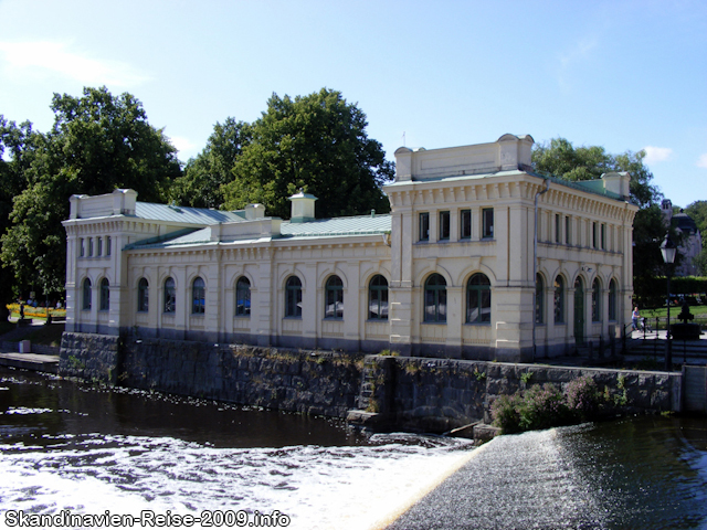 Fyrisån-Fluss Pumpenhaus