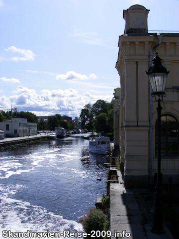 Fyrisån-Fluss Pumpenhaus