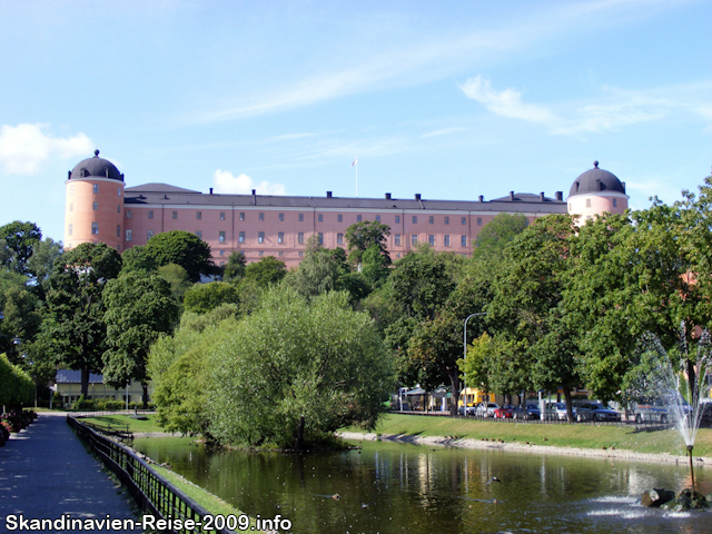 Blick auf das Schloss Uppsala