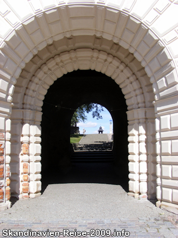 Torbogen im Schloss Uppsala