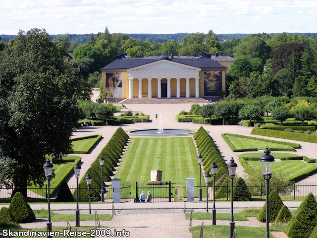 Blick auf den Botanischen Garten von Uppsala