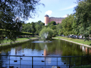 Blick auf das Schloss Uppsala