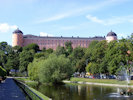 Blick auf das Schloss Uppsala
