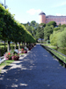 Weg zum Schloss Uppsala