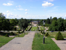 Blick auf den Botanischen Garten von Uppsala