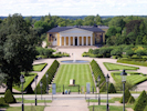 Blick auf den Botanischen Garten von Uppsala