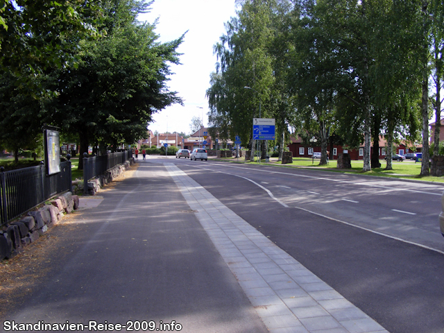 Straße in Mora - Vasagatan