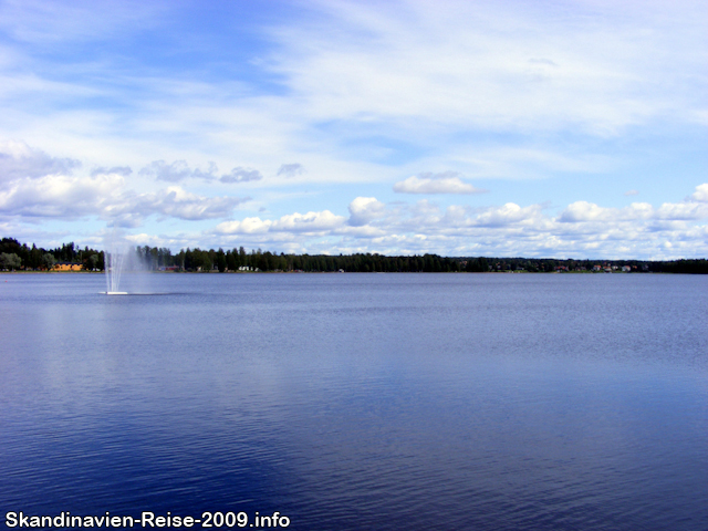 Blick auf den Siljansee