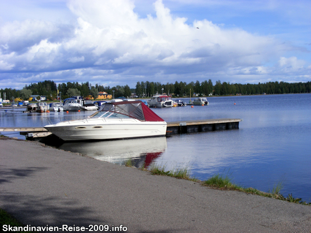 Boot auf dem Siljansee