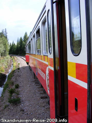 Seitenansicht der Inlandsbahn