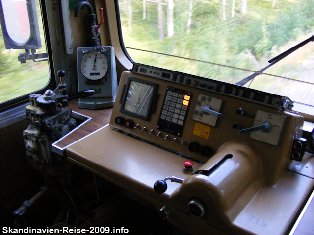 Führerstand der Inlandsbahn