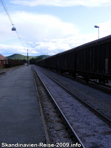 Bahnsteig in Sveg