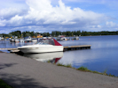 Boot auf dem Siljansee