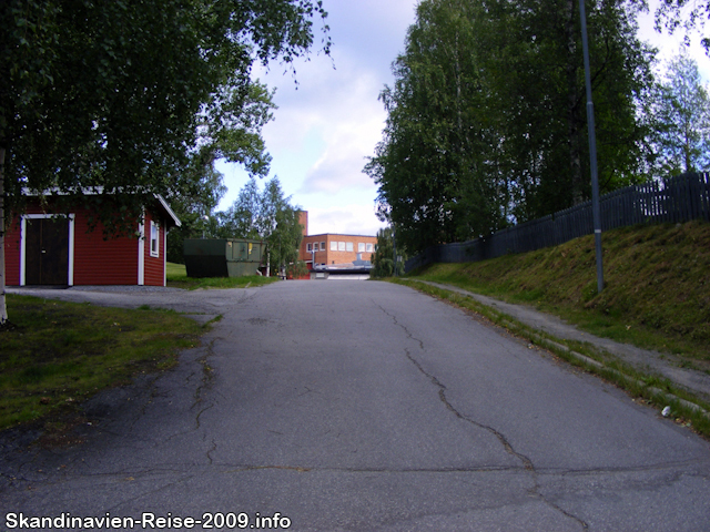 Weg ins Zentrum von Vilhelmina