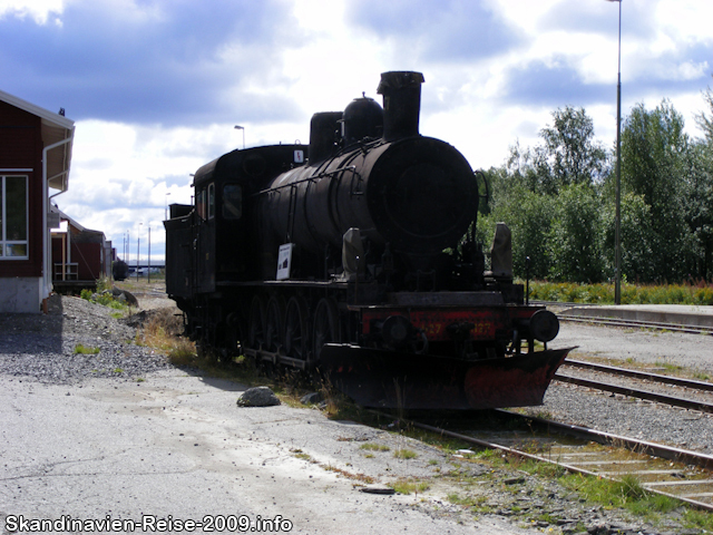 Dampflokomotive in Vilhelmina