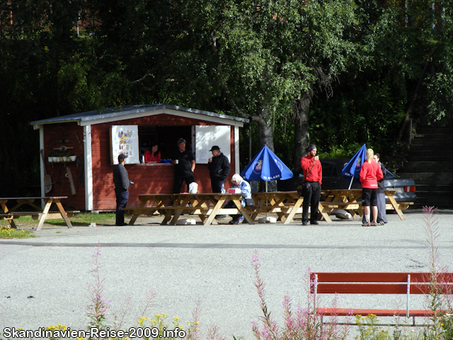 Essensplatz in Vilhelmina