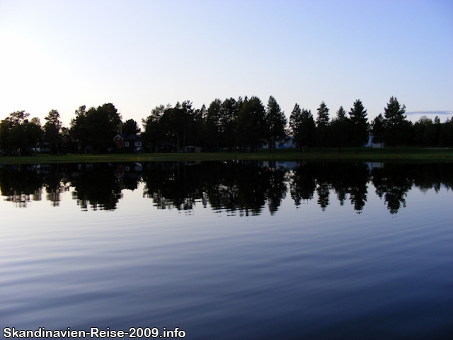 Badesee am Campingplatz von Sorsele