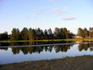 Badesee am Campingplatz von Sorsele