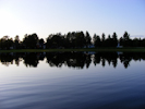 Badesee am Campingplatz von Sorsele