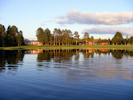 Badesee am Campingplatz von Sorsele