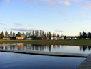 Badesee am Campingplatz von Sorsele