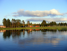 Badesee am Campingplatz von Sorsele