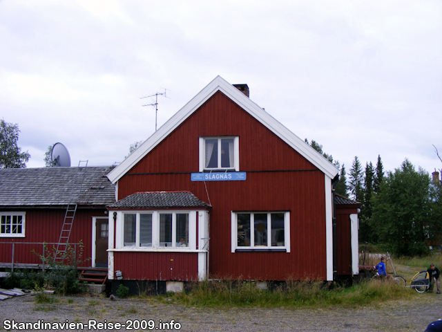 Slagnäs Bahnhof