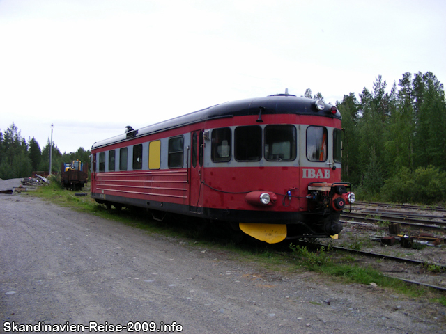 Inlandsbahn Zug in Moskosel