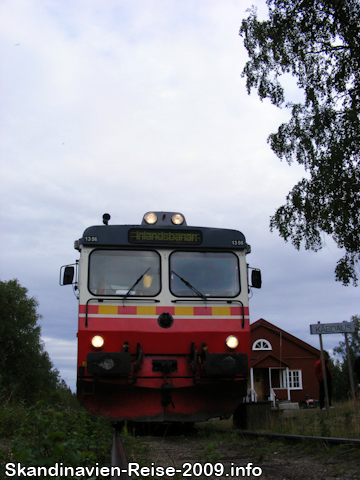 Inlandsbahn in Kåbdalis