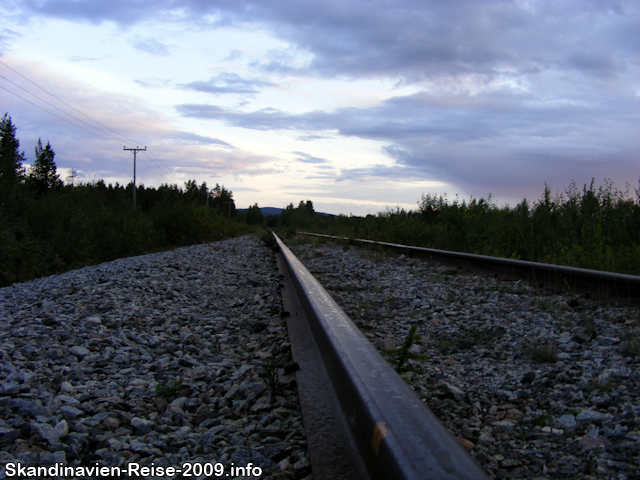 Bahnstrecke bei Jokkmokk