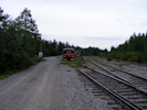 Inlandsbahn Zug in Moskosel