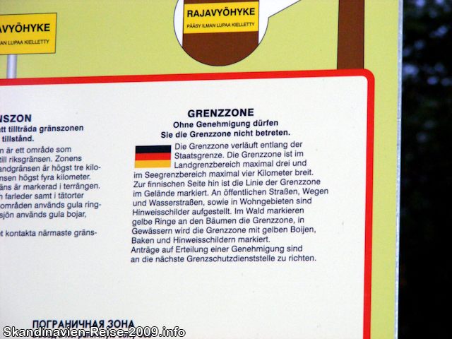 Informationen an der Grenze