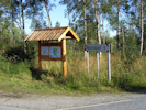 Nationalpark Informationstafel