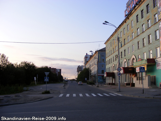 Straße in Murmansk